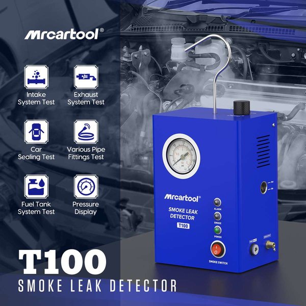Smoke Machine Leak Detector Car Vacuum Leak Tester-MRCARTOOL T100