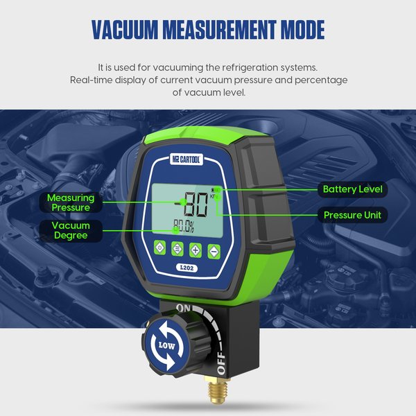 MRCARTOOL L202  Refrigerant Gauges air conditioning gauges