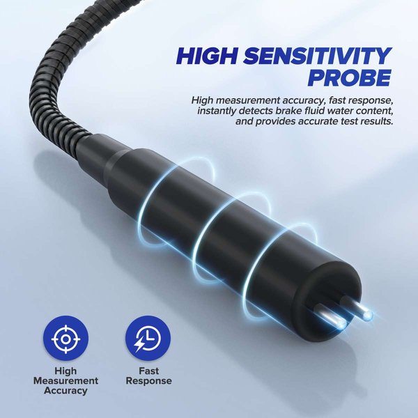 MR CARTOOL F60 Brake Fluid Tester with HD Blackit Screen