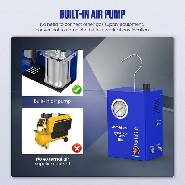 Smoke Machine Leak Detector Car Vacuum Leak Tester-MRCARTOOL T100