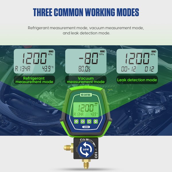 MRCARTOOL L202  Refrigerant Gauges air conditioning gauges