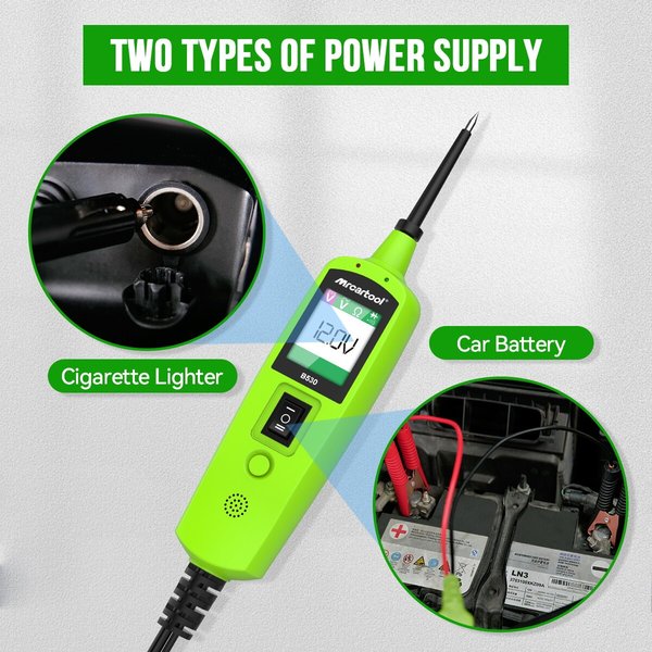 MRCARTOOL B530 Automotive Circuit Tester With LED Display