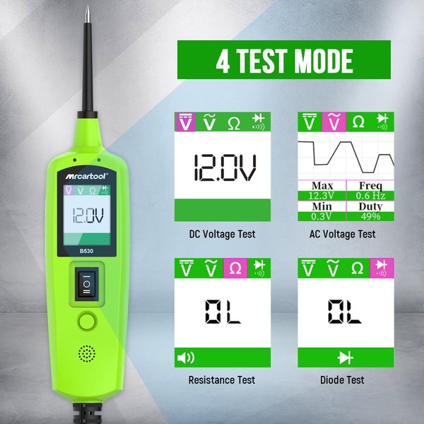 MRCARTOOL B530 Automotive Circuit Tester With LED Display