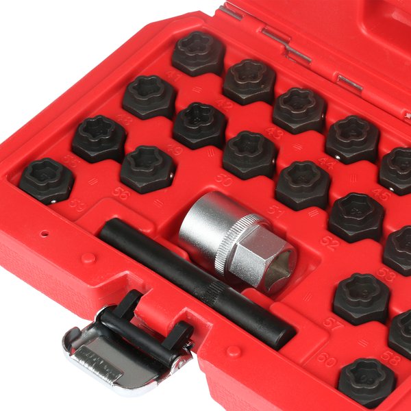 MRCARTOOL 22pcs Locking Lug Nut Removal Tool​ for BMW
