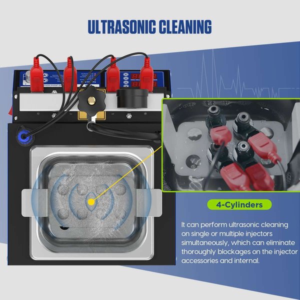 MRCARTOOL V308 Fuel Injection Tester Boat Fuel Injector Cleaner