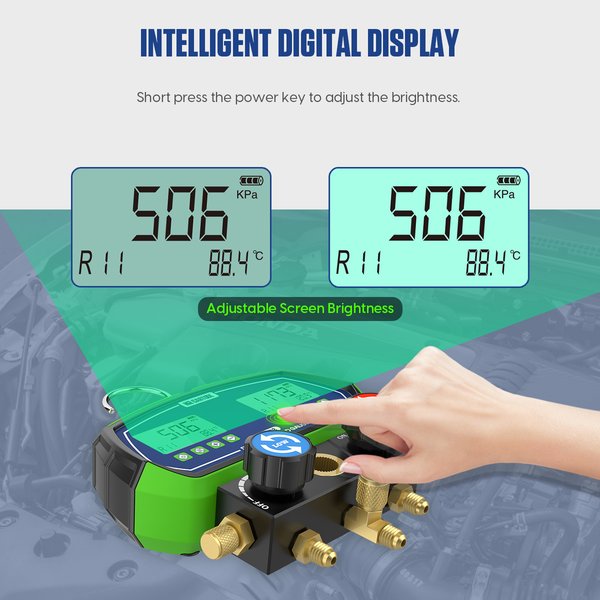 MRCARTOOL L302 Digital Refrigerant Gauge & HVAC gauges​