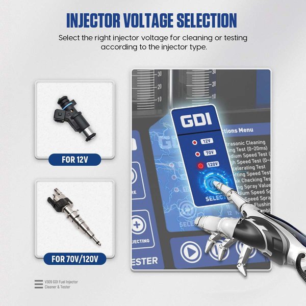 MRCARTOOL V309 Fuel Injector Tester Direct Injection