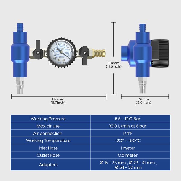 Automotive Vacuum Purge and Cooling System Refill Kit
