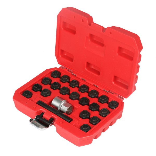 MRCARTOOL 22pcs Locking Lug Nut Removal Tool​ for BMW