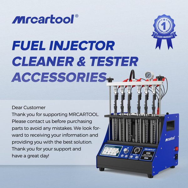 MRCARTOOL V Series Car Injector Cleaner Machine Service Parts