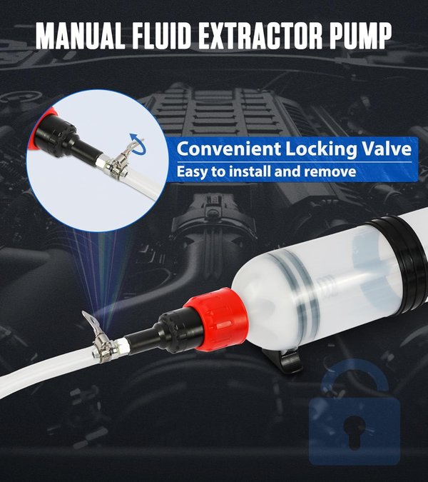 MRCARTOOL 1.5 Liters Oil Extractor Pump