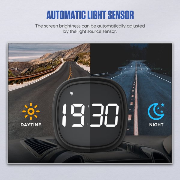MRCARTOOL M30 OBD GPS Head-Up Display Car Speedmeter KMH & MPH Mini Usb Speedometer