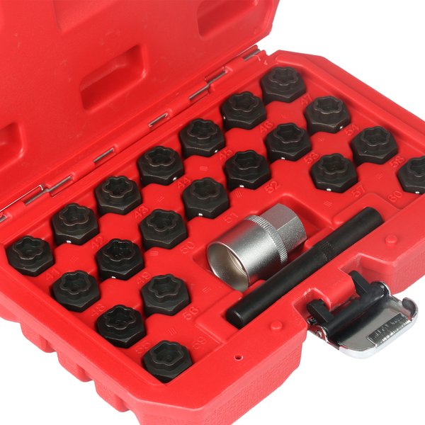 MRCARTOOL 22pcs Locking Lug Nut Removal Tool​ for BMW