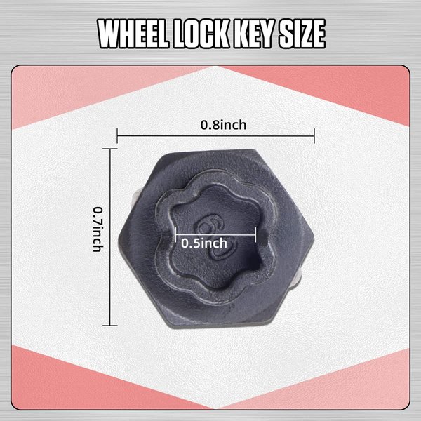 MRCARTOOL 22pcs Locking Lug Nut Removal Tool​ for BMW