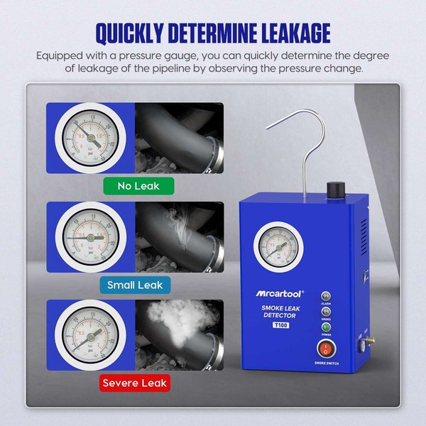 Smoke Machine Leak Detector Car Vacuum Leak Tester-MRCARTOOL T100