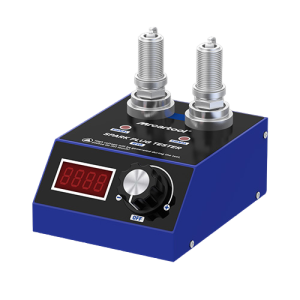 MRCARTOOL H90 Dual-Hole Spark Plug Tester with 500-9000 RPM Digital Adjustment