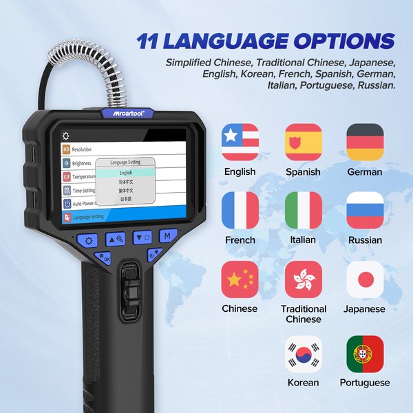 MRCARTOOL N220 Digital Inspection Camera 3.9mm 210°
