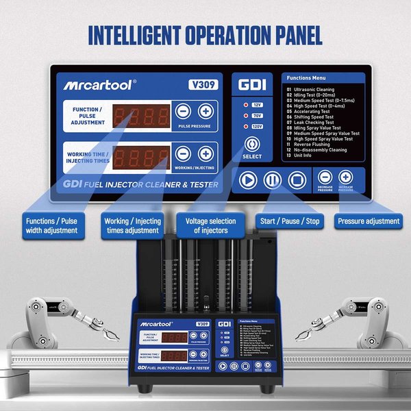 MRCARTOOL V309 Fuel Injector Tester Direct Injection