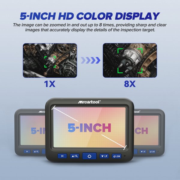 N180 Borescope Cylinder Inspection 360° Waterproof Endoscope Camera