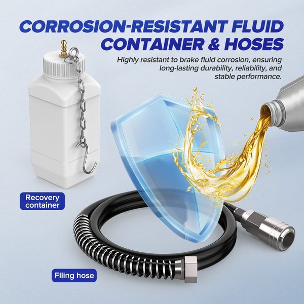 MRCARTOOL F106 ADJUSTABLE PRESSURE BRAKE FLUID BLEEDER MACHINE