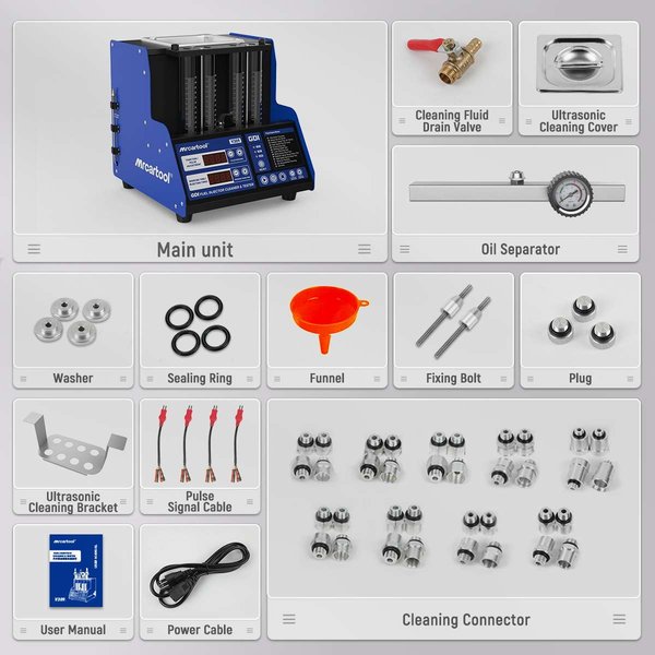 MRCARTOOL V309 Fuel Injector Tester Direct Injection
