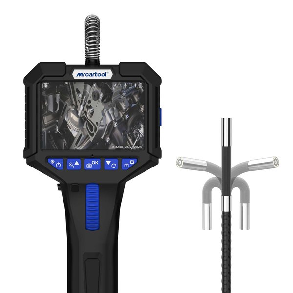 MRCARTOOL N150 210° Articulating Borescope 6.2mm Flexible Borescope