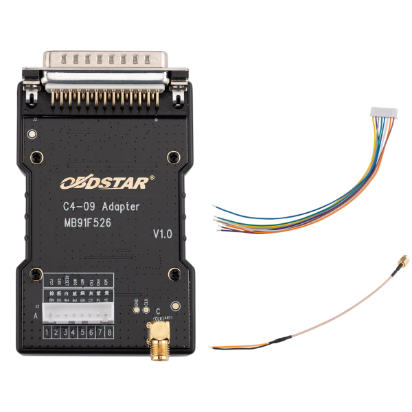 [US/ EU Ship] OBDSTAR C4-09 (MB91F526) Adapter Kit for X300 Classic G3/ Keymaster G3/ DC706