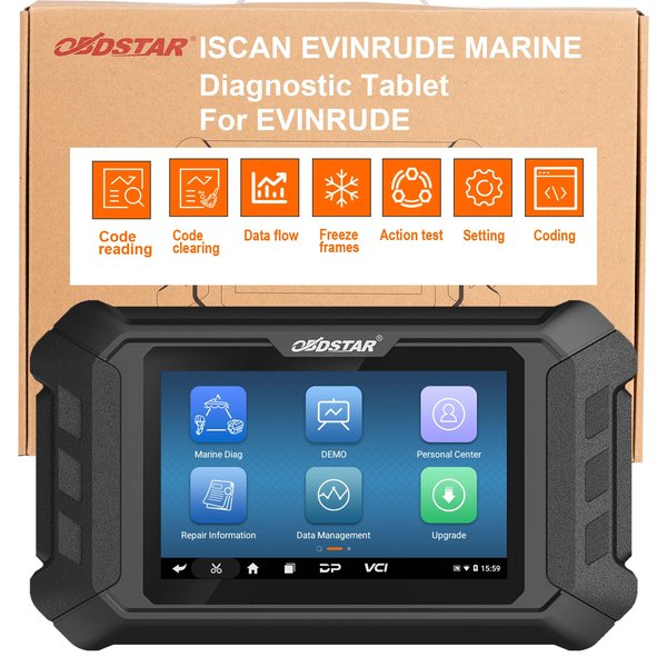2 Years Free Update OBDSTAR ISCAN EVINRUDE MARINE Diagnostic Scanner