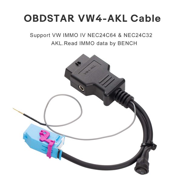 [EU Ship] OBDSTAR VW4-AKL Cable Support VW IMMO IV NEC24C64 & NEC24C32 AKL Read IMMO data by BENCH