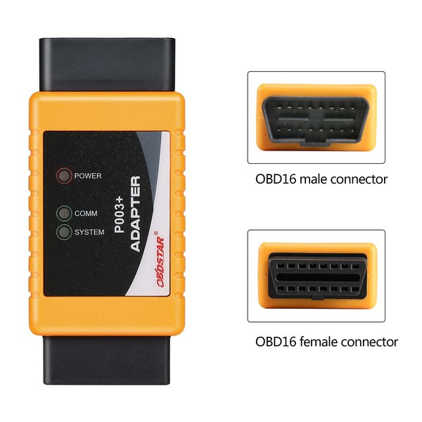 OBDSTAR P003+ Adapter Full Package with TOYOTA 8A Cable + Ford All Key Lost Cable Work with X300 DP Plus/ X300 PRO4/ MS80