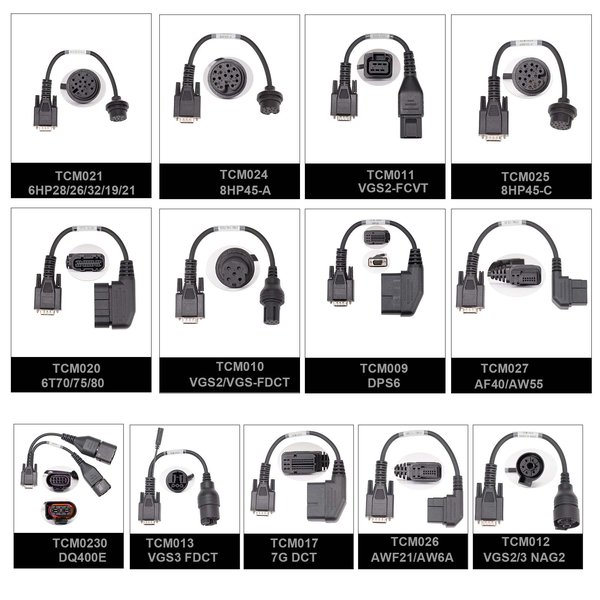 [US Ship] OBDSTAR 25 Pcs of TCM Cables for DC706/ X300 Classic G3