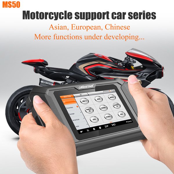 OBDSTAR MS50 STD Motorcycle Scanner Motorcycle Diagnostic Tool Standard Version