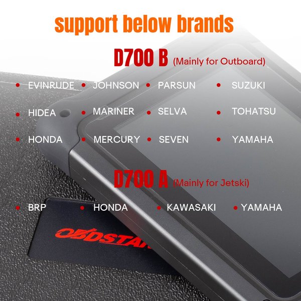 [US Ship] OBDSTAR D700 B Outboard Scanner for Mercury/ Parsun/ Envinrude