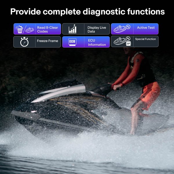 OBDSTAR iScan PRO MERCRUISER MERCURY Marine Diagnostic Tool Support All Models in G3 for CUMMINS MERCRUISER Diesel & MERCRUISER and MERCURY Diesel