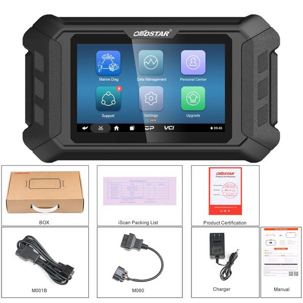 2 Years Free Update [EU Ship] OBDSTAR ISCAN Mercury Marine Diagnostic Tool Support DFI 2/ Optimax/ Seapro/ Verado/ 40HP-300HP Engines