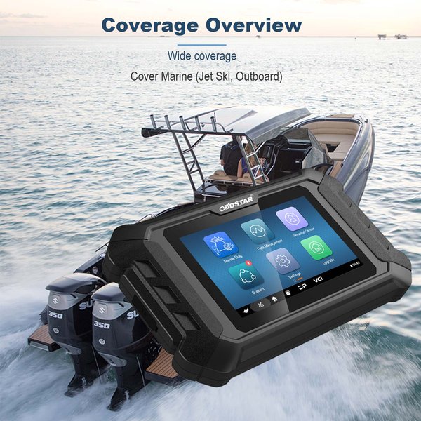 2 Years Free Update [US Ship] OBDSTAR iScan SUZUKI Marine Diagnostic Tool Support Data Flow Action Test