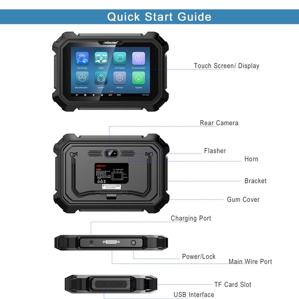 [US Ship] OBDSTAR D800 A+B+C+D Full Configuration Marine Diagnostic Tool for Jet Ski/ Outboard/ Inboard/ Generator