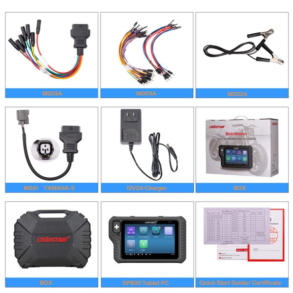 2 Years Free Update [US/ EU Ship] OBDSTAR MOTOMASTER Full Version Scanner Support MOTO/ E-MOTO/ Marine Diag + IMMO + Cluster Recalibration + ECU Flasher + Make Key