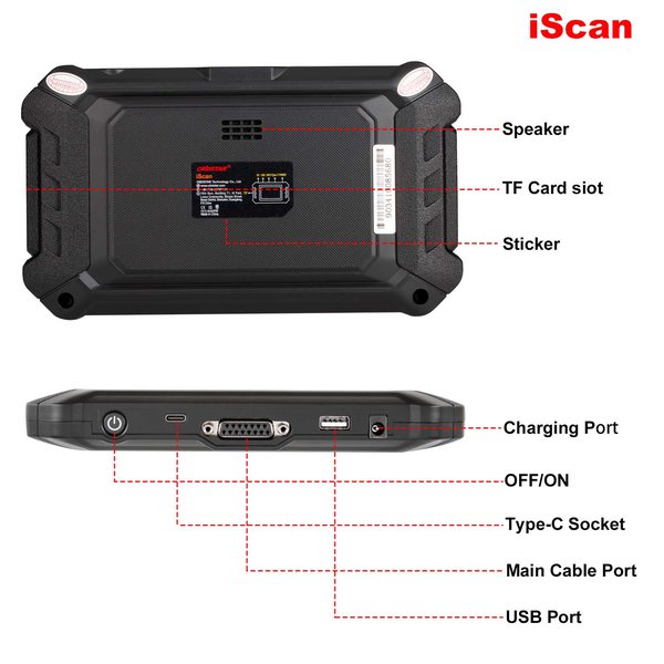 [US Ship] OBDSTAR iScan Moto Guzzi Motorcycle Tool Support Diagnosis and Key Programming for Some Models up to 2025
