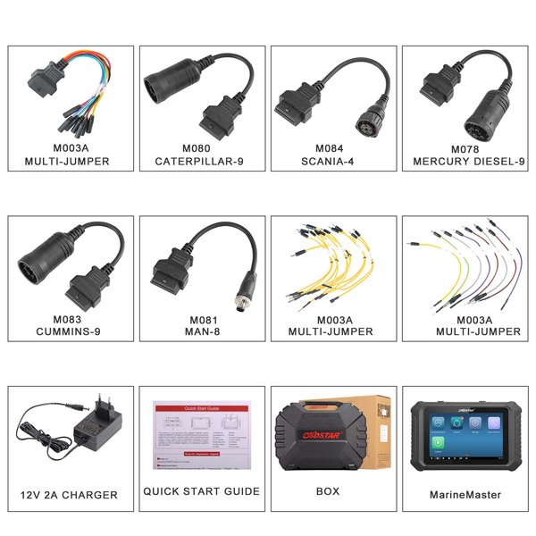 2 Years Free Update OBDSTAR MarineMaster C+D Version Marine Diagnostic Tool for Inboard & Generator