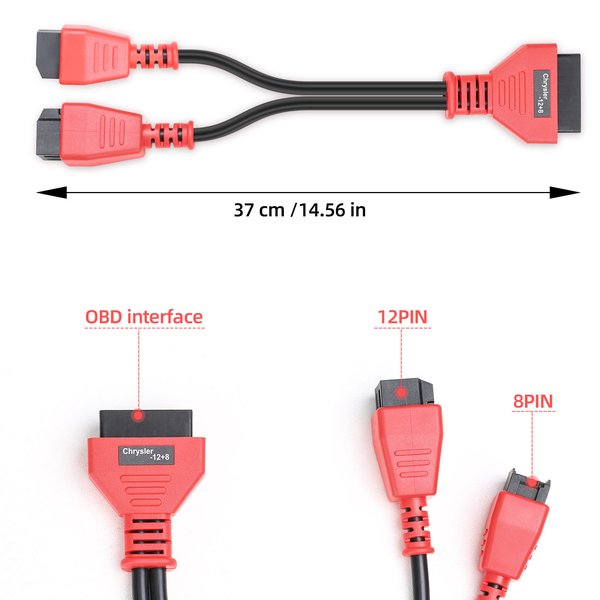 [US No Tax] OEM FCA 12+8 Universal Adapter for X300 DP/ X300 DP Plus/ X300 PRO4/ Odo Master/ X200 PRO2