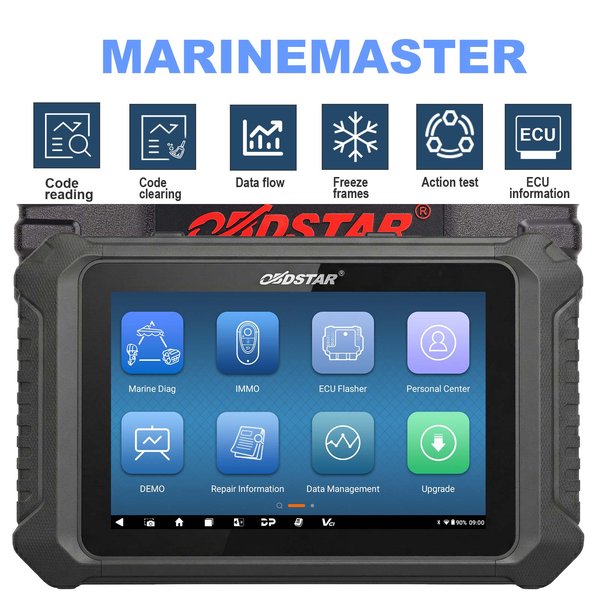 2 Years Free Update [US Ship] OBDSTAR MarineMaster A+B+C+D Full Version Marine Diagnostic Tool for Jet Ski/ Outboard/ Inboard/ Generator