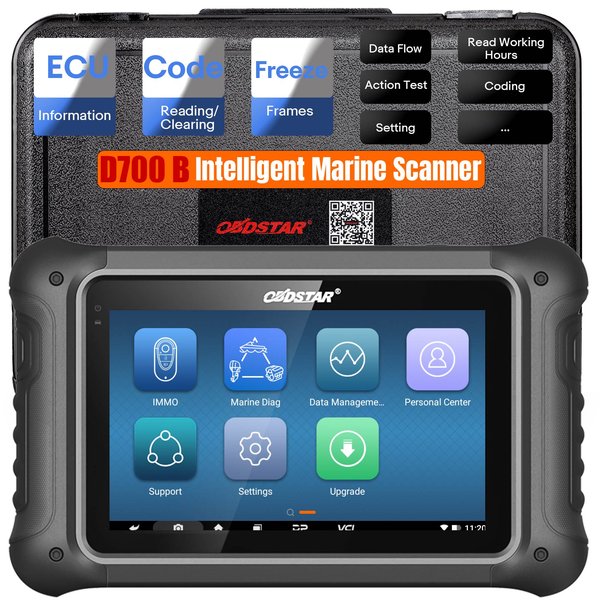 [US Ship] OBDSTAR D700 B Outboard Scanner for Mercury/ Parsun/ Envinrude