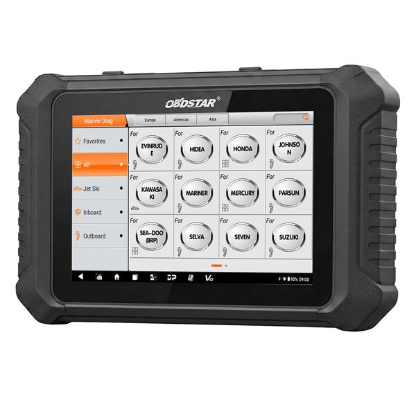 2 Years Free Update [US Ship] OBDSTAR MarineMaster A+B+C+D Full Version Marine Diagnostic Tool for Jet Ski/ Outboard/ Inboard/ Generator
