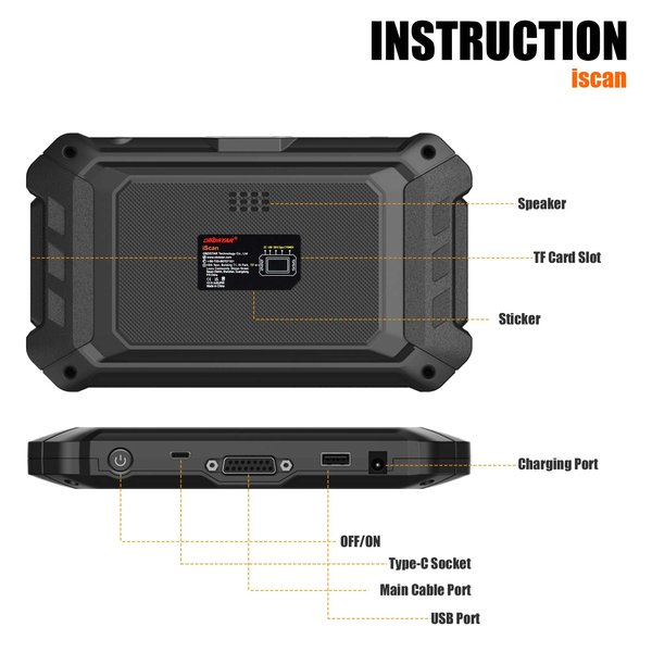 2 Years Free Update [US Ship] OBDSTAR iScan SUZUKI Marine Diagnostic Tool Support Data Flow Action Test