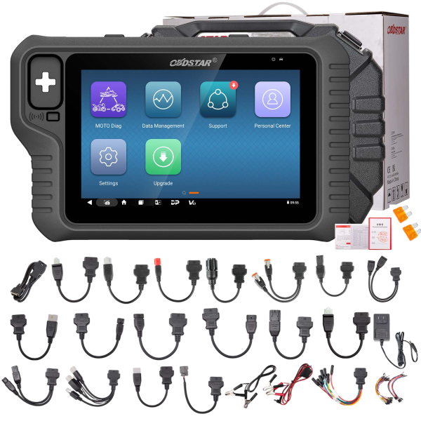 2 Years Free Update [US/ EU Ship] OBDSTAR MOTOMASTER Full Version Scanner Support MOTO/ E-MOTO/ Marine Diag + IMMO + Cluster Recalibration + ECU Flasher + Make Key