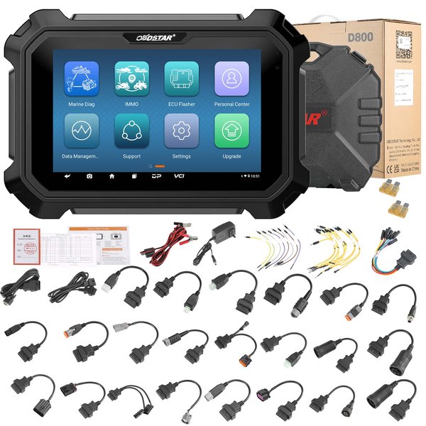 [US Ship] OBDSTAR D800 A+B+C+D Full Configuration Marine Diagnostic Tool for Jet Ski/ Outboard/ Inboard/ Generator