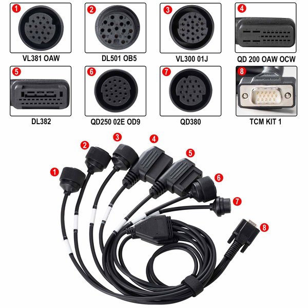 OBDSTAR TCM Kit 1 VW 7-in-1 Support ECU Clone Read/Write MAP for DC706 and Other OBDSTAR Tools