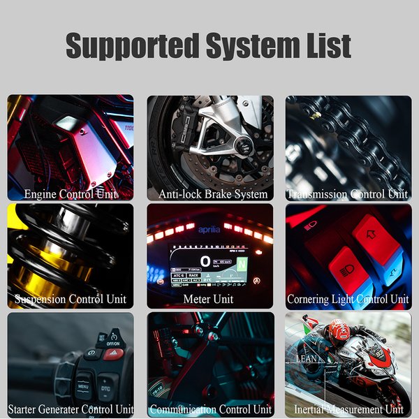OBDSTAR MS50 STD Motorcycle Scanner Motorcycle Diagnostic Tool Standard Version