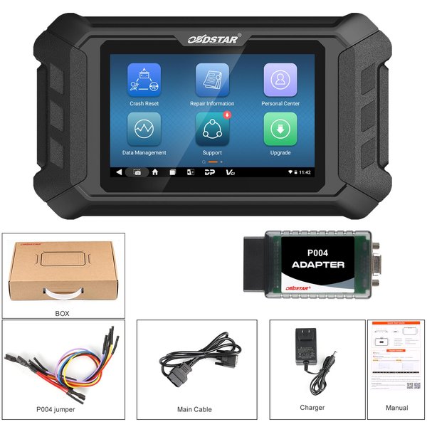 [US/EU No Tax] OBDSTAR P50 Airbag Reset Tool with CAN FD Adapter Support Battery Reset/ SAS Reset/ ECM Reset/ Tesla Airbag Reset